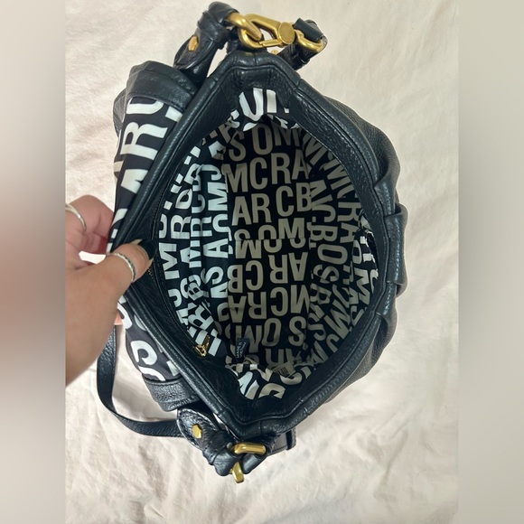 Marc by Marc Jacob’s Black Leather Pebbled Crossbody Adjustable Shoulder Bag - Picture 11 of 12